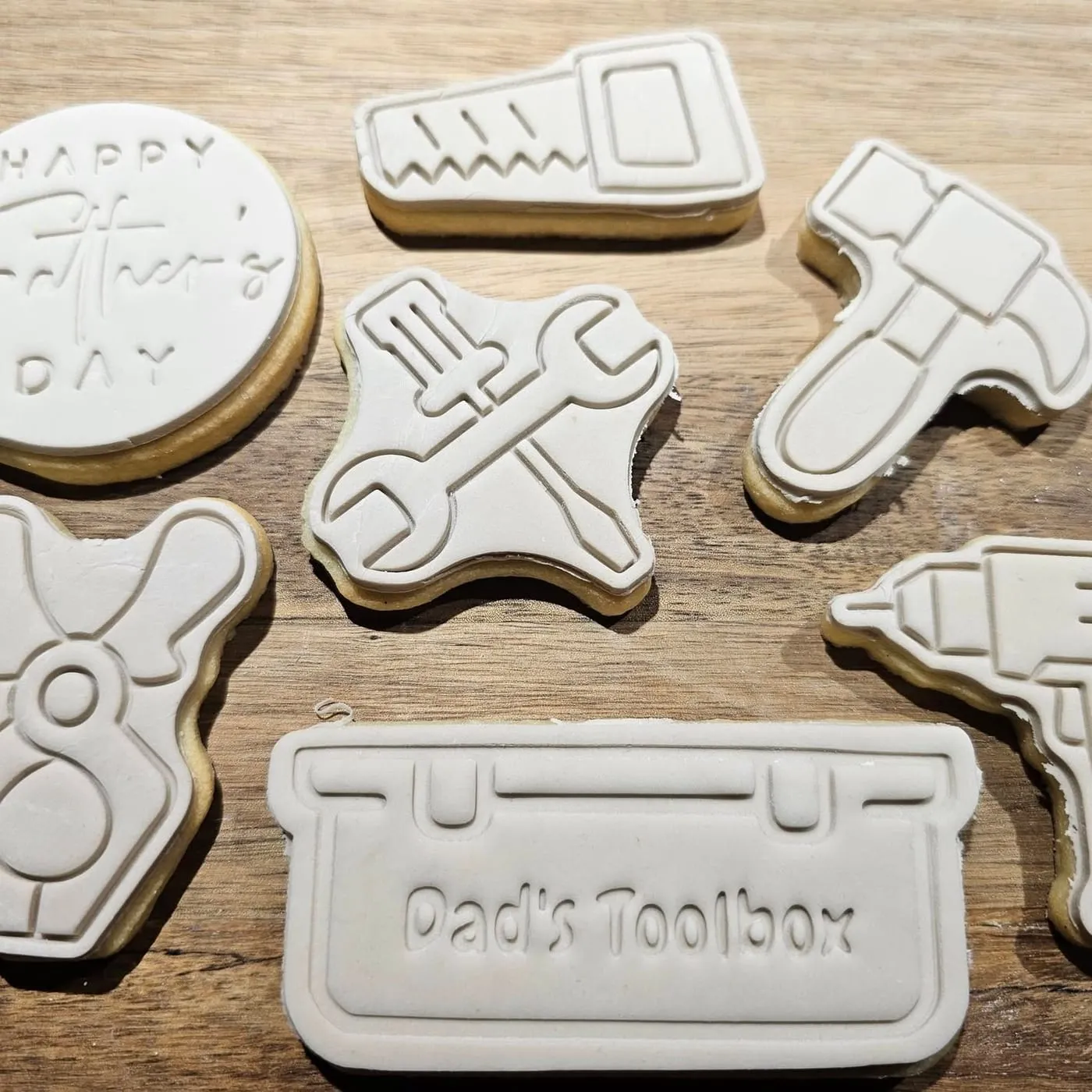 Dad's Toolbox - cutters drawn and printed for one Father's Day order