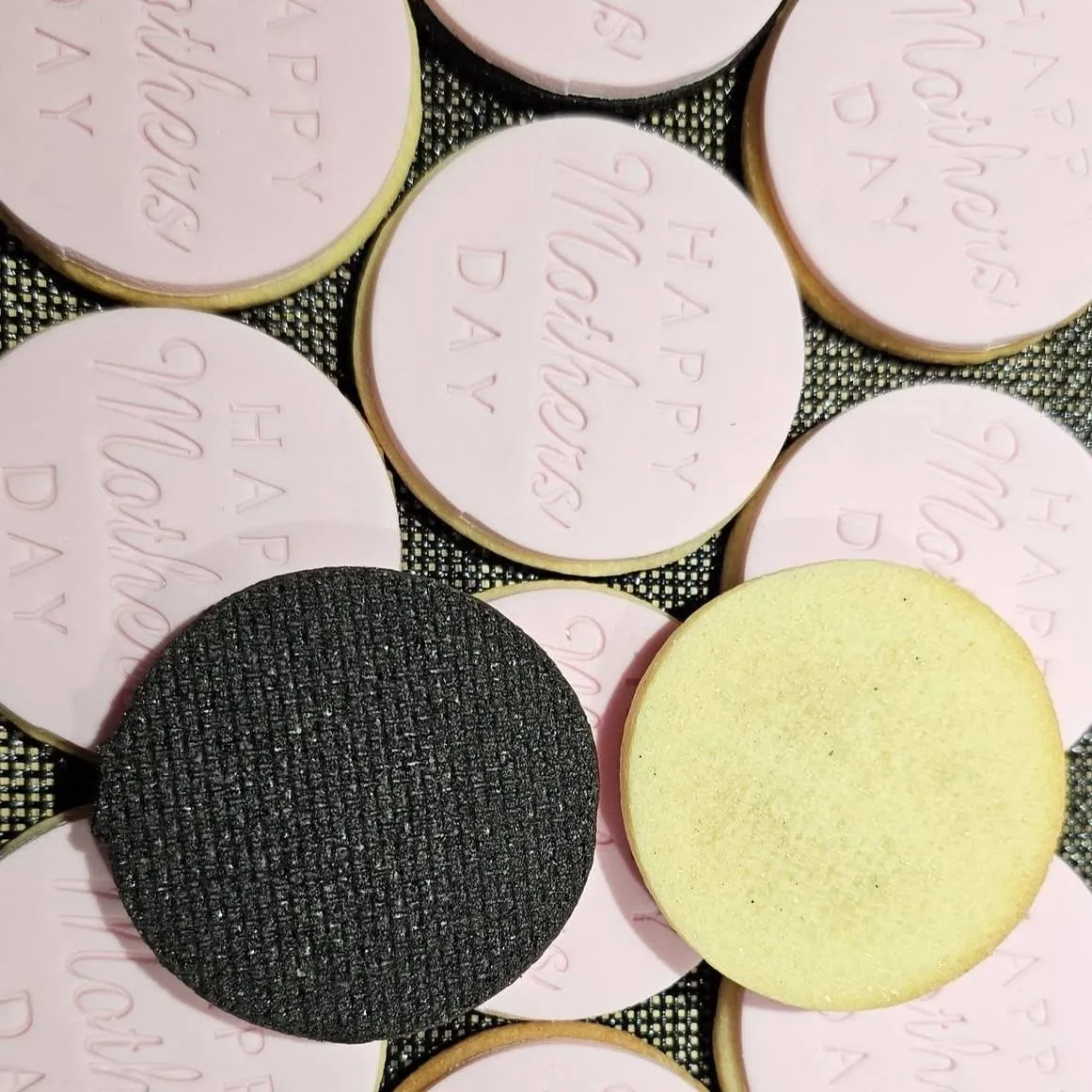 Embossed Mother's Day rounds