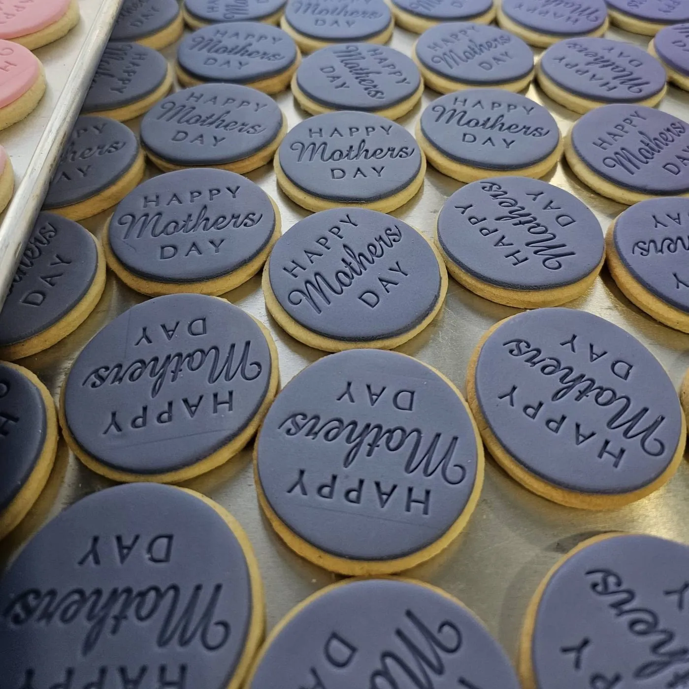 Mother's Day in navy script