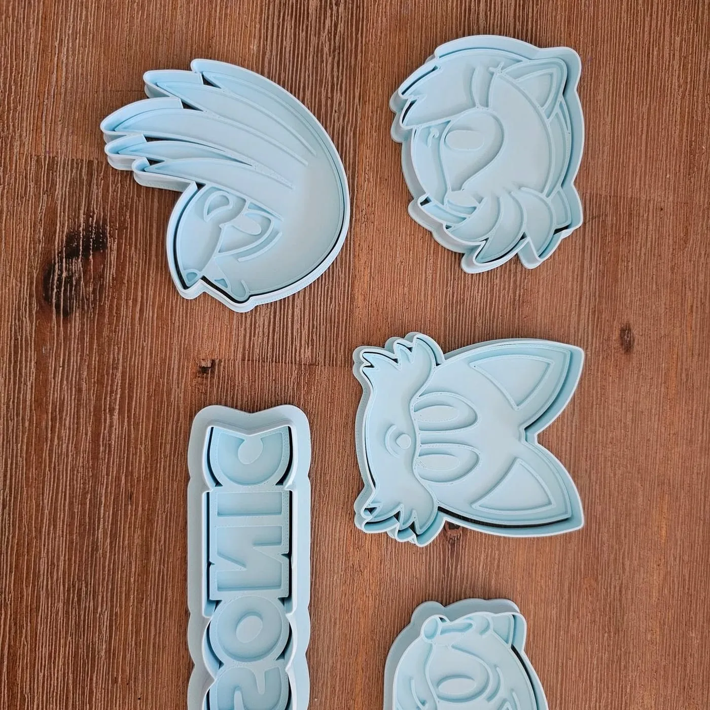Cutters and embossers for a Sonic order, straight off the 3D printer