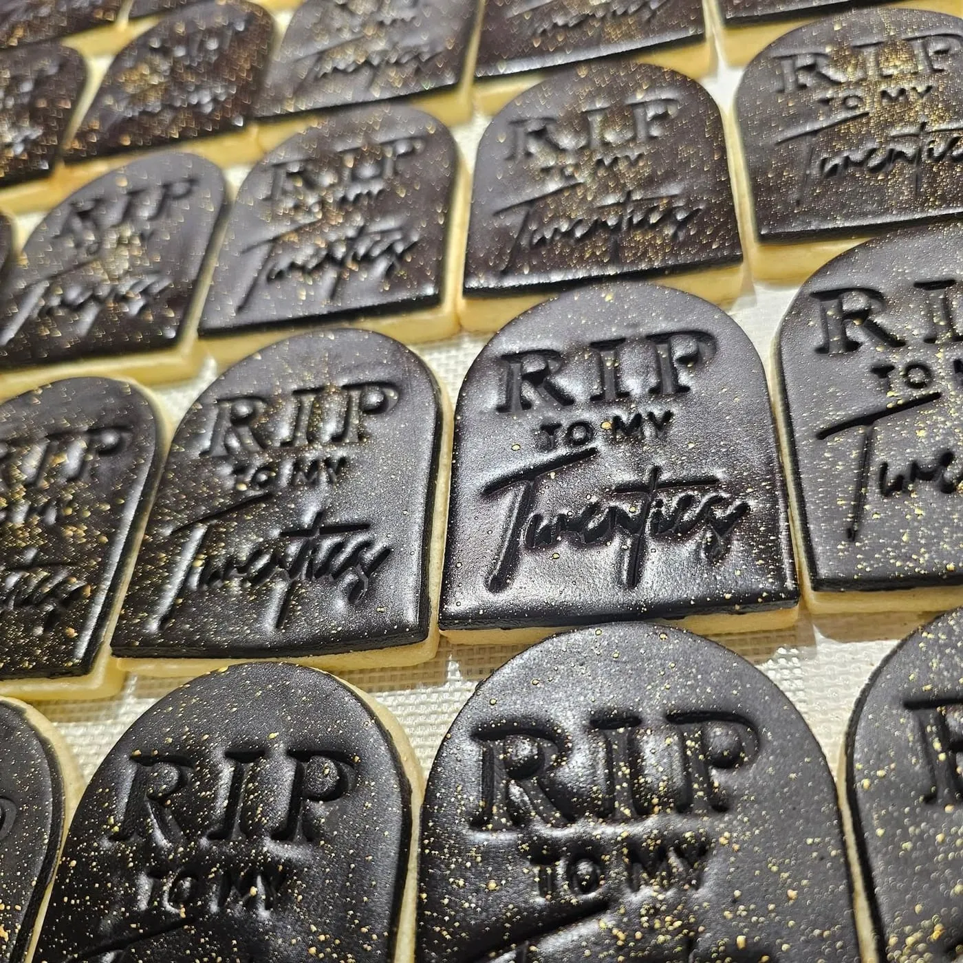 Thirtieth birthday headstones